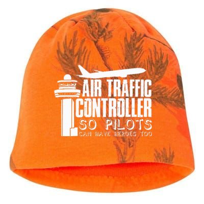 Air Traffic Controller Joke Pilot Saying Flight Control Kati - Camo Knit Beanie