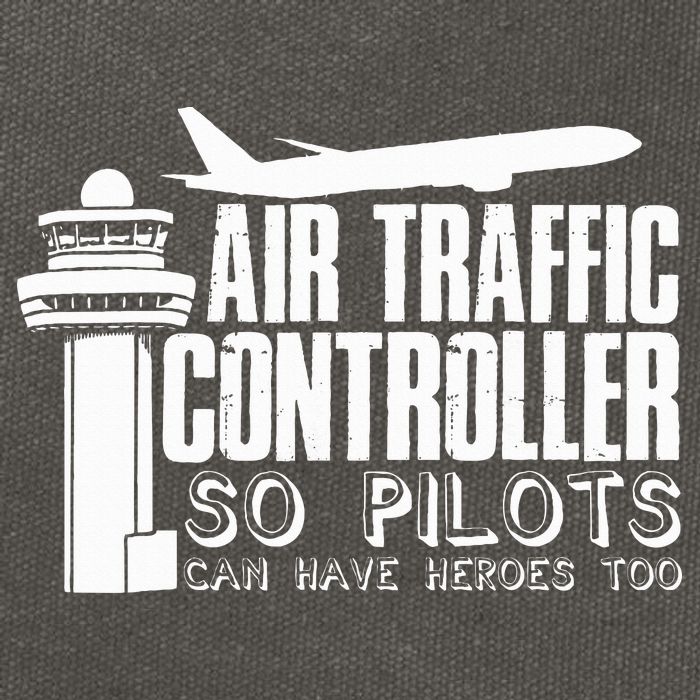 Air Traffic Controller Joke Pilot Saying Flight Control Cotton Canvas Backpack