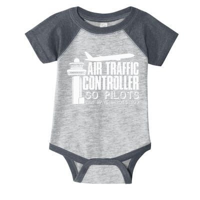 Air Traffic Controller Joke Pilot Saying Flight Control Infant Baby Jersey Bodysuit