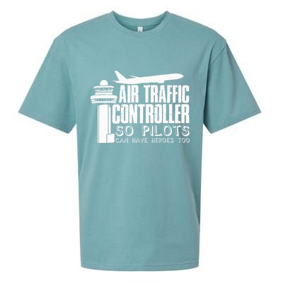 Air Traffic Controller Joke Pilot Saying Flight Control Sueded Cloud Jersey T-Shirt