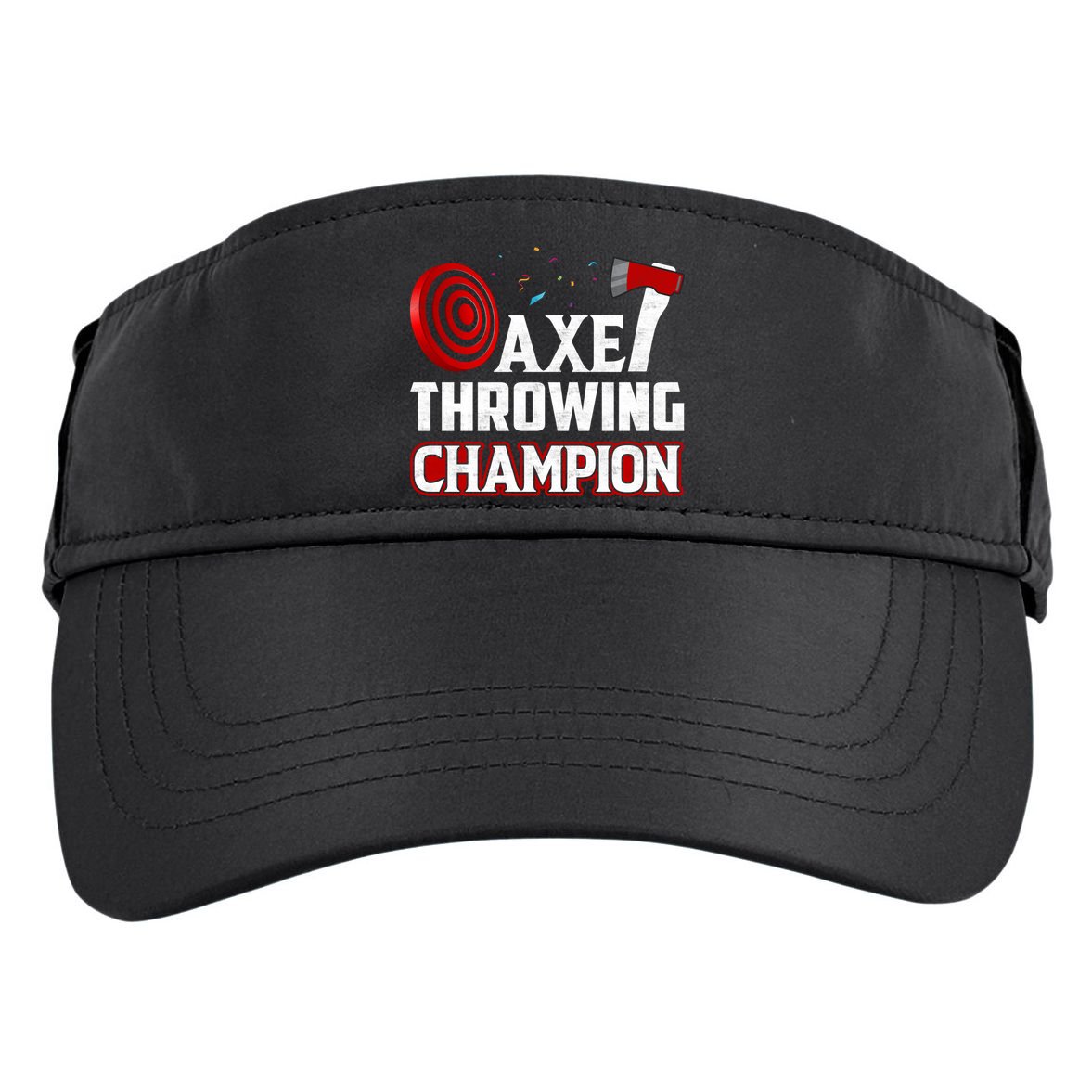Axe Throwing Champion Sawdust Woodworker Carpenter Gift Adult Drive Performance Visor