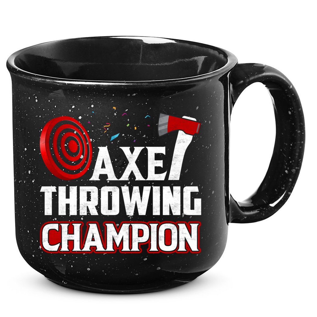 Axe Throwing Champion Sawdust Woodworker Carpenter Gift 15oz Campfire Ceramic Mug