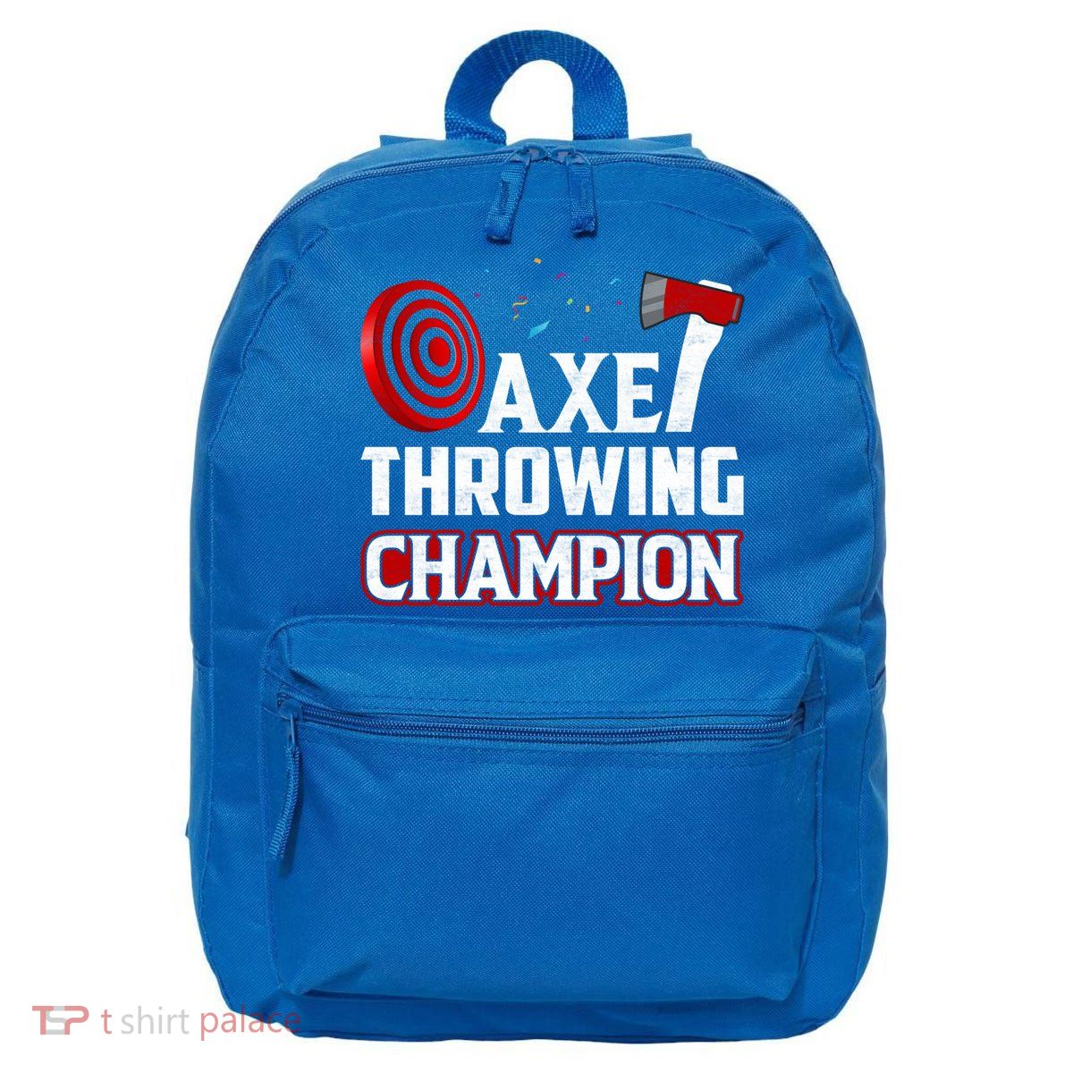 Axe Throwing Champion Sawdust Woodworker Carpenter Gift 16 in Basic Backpack