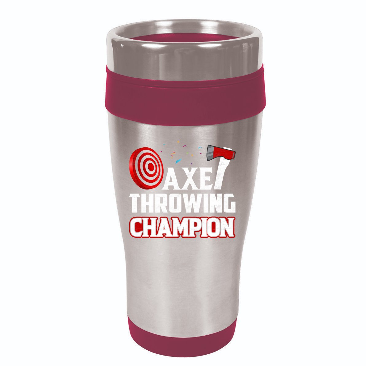 Axe Throwing Champion Sawdust Woodworker Carpenter Gift 16oz Travel Tumbler