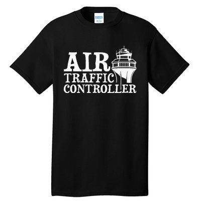 Air Traffic Controller Atc Aviation Airfield Tower Control Tall T-Shirt