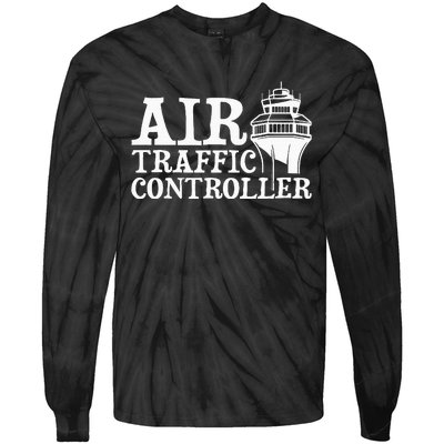 Air Traffic Controller Atc Aviation Airfield Tower Control Tie-Dye Long Sleeve Shirt