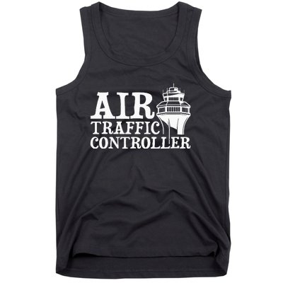 Air Traffic Controller Atc Aviation Airfield Tower Control Tank Top