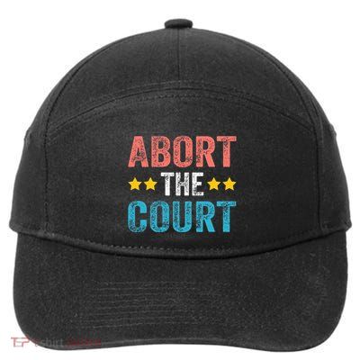 Abort The Court 4th Of July 7-Panel Snapback Hat