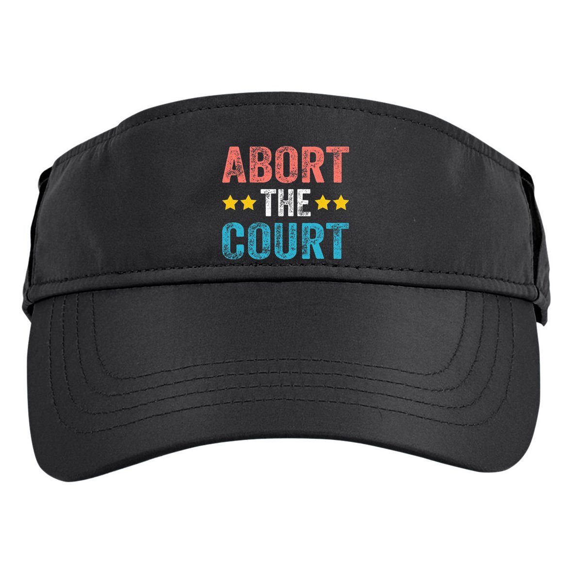 Abort The Court 4th Of July Adult Drive Performance Visor