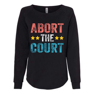 Abort The Court 4th Of July Womens California Wash Sweatshirt