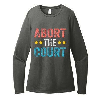 Abort The Court 4th Of July Womens CVC Long Sleeve Shirt