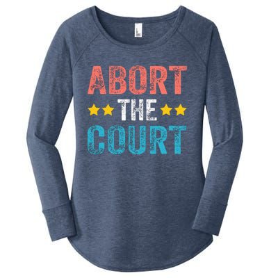 Abort The Court 4th Of July Women's Perfect Tri Tunic Long Sleeve Shirt