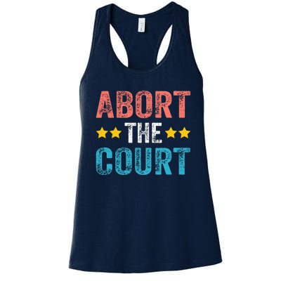 Abort The Court 4th Of July Women's Racerback Tank