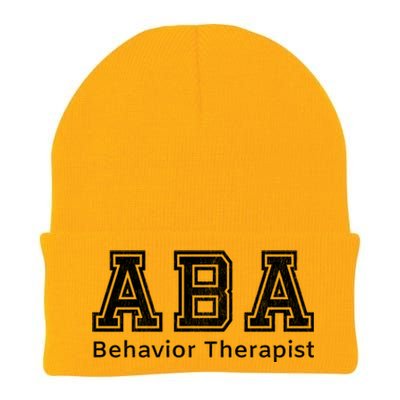 Aba Therapist Cute Gift Behavior Therapy Autism Teachers Knit Cap Winter Beanie