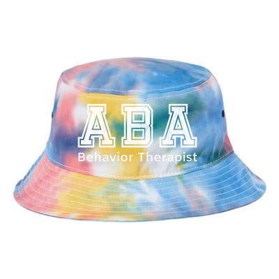 Aba Therapist Cute Gift Behavior Therapy Autism Teachers Tie Dye Newport Bucket Hat