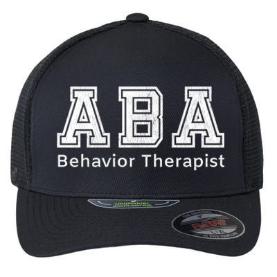 Aba Therapist Cute Gift Behavior Therapy Autism Teachers Flexfit Unipanel Trucker Cap