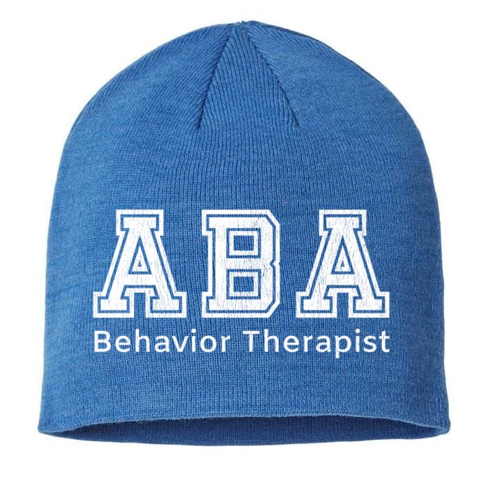 Aba Therapist Cute Gift Behavior Therapy Autism Teachers Sustainable Beanie