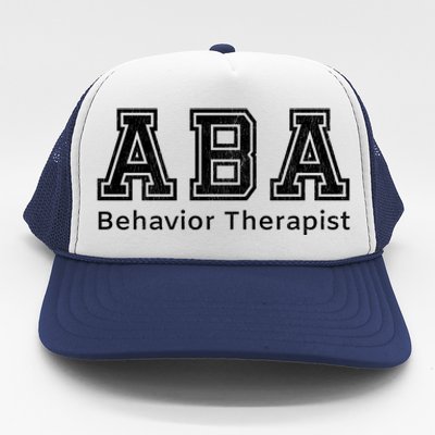 Aba Therapist Cute Gift Behavior Therapy Autism Teachers Trucker Hat