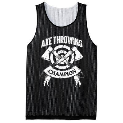 Axe Throwing Champion Funny Hatchet Thrower Lumberjack Mesh Reversible Basketball Jersey Tank