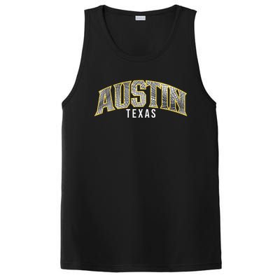 Austin Texas College Font PosiCharge Competitor Tank