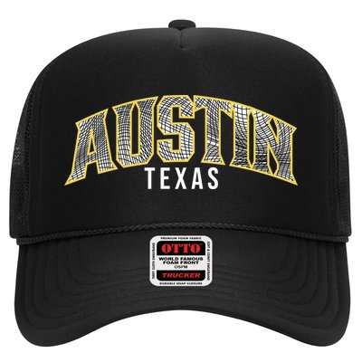 Austin Texas College Font Trucker Hat