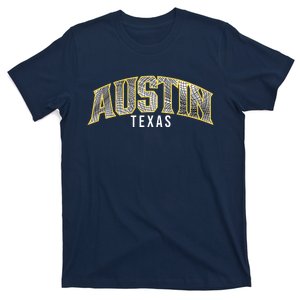 Austin Texas College Font T-Shirt