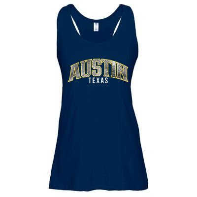 Austin Texas College Font Ladies Essential Flowy Tank