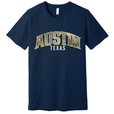 Austin Texas College Font Premium T-Shirt