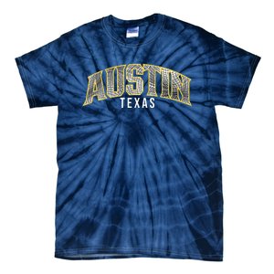 Austin Texas College Font Tie-Dye T-Shirt