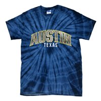Austin Texas College Font Tie-Dye T-Shirt