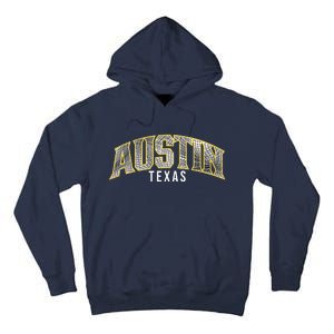 Austin Texas College Font Tall Hoodie