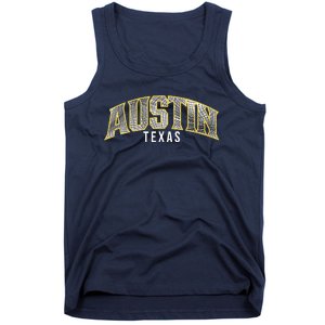 Austin Texas College Font Tank Top