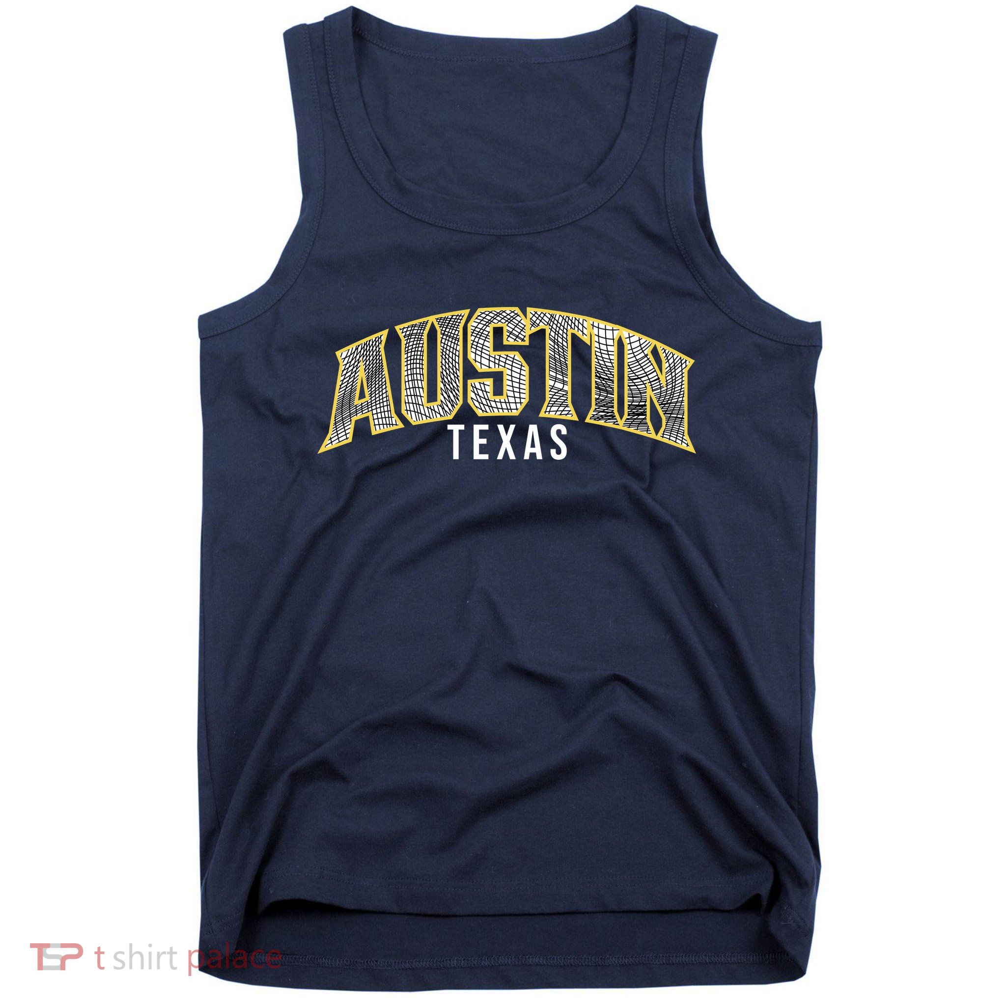 Austin Texas College Font Tank Top