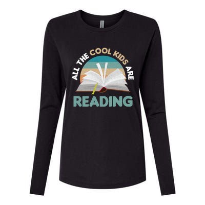 All The Cool Are Reading Read Books Reader Funny Gift Womens Cotton Relaxed Long Sleeve T-Shirt