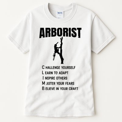 Arborist Tree Climber Lumberjack Tall T-Shirt
