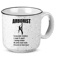Arborist Tree Climber Lumberjack 15oz Campfire Ceramic Mug