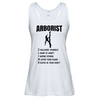 Arborist Tree Climber Lumberjack Ladies Essential Flowy Tank