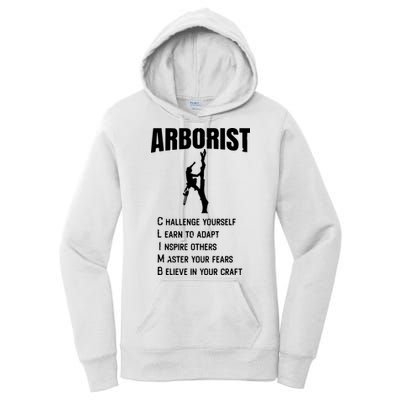 Arborist Tree Climber Lumberjack Women's Pullover Hoodie
