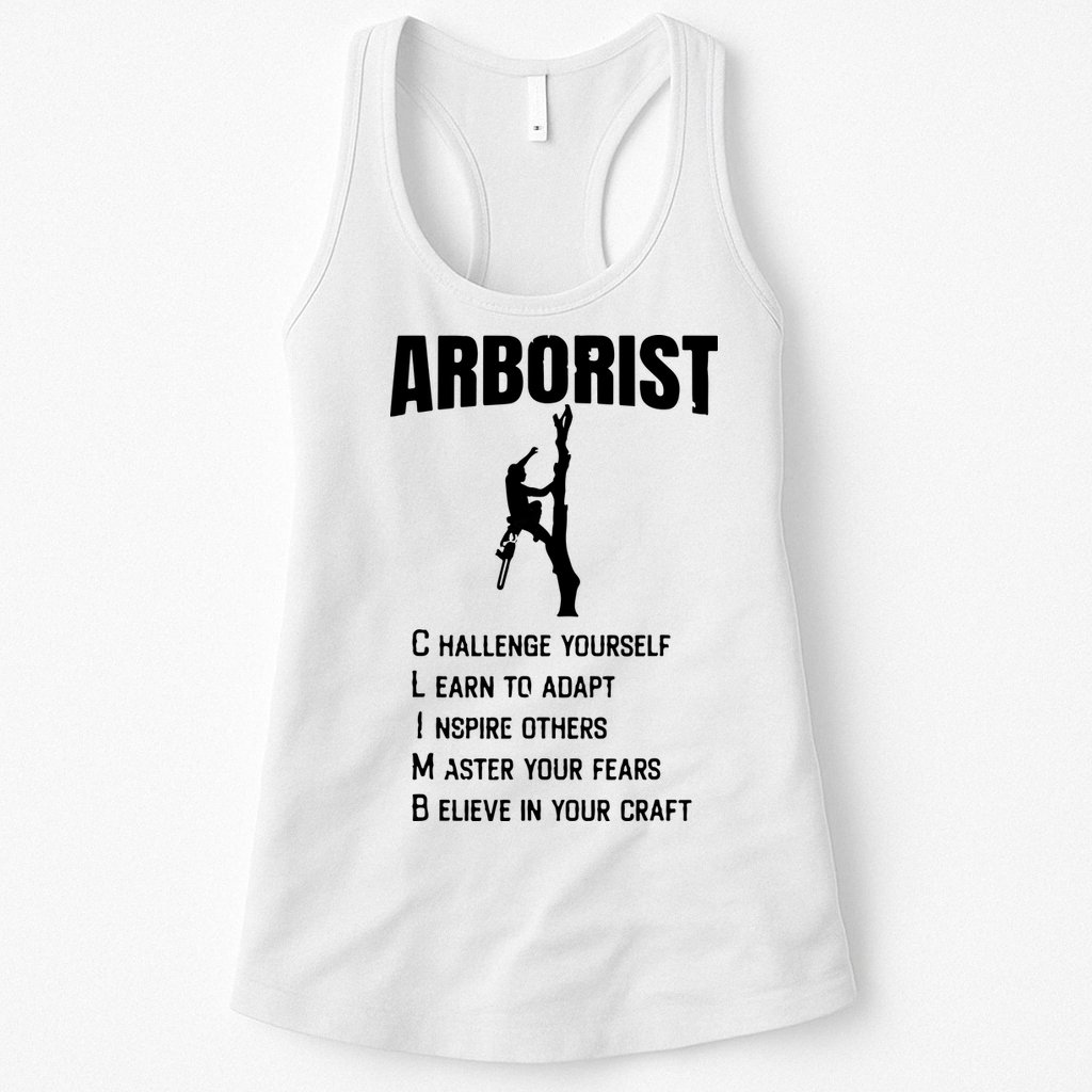 Arborist Tree Climber Lumberjack Womens Tank Top