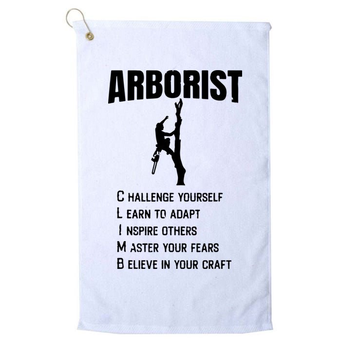 Arborist Tree Climber Lumberjack Golf Towel