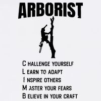 Arborist Tree Climber Lumberjack Golf Towel