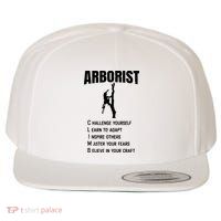 Arborist Tree Climber Lumberjack Wool Snapback Cap