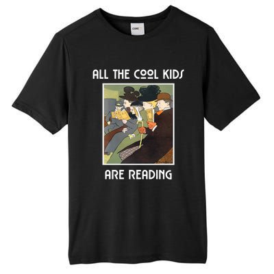 All The Cool Are Reading Book Lovers Book Nerds Gift Tall Fusion ChromaSoft Performance T-Shirt