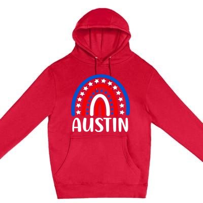 Austin Texas Cool Gift I Love Austin Texas Usa Gift Premium Pullover Hoodie