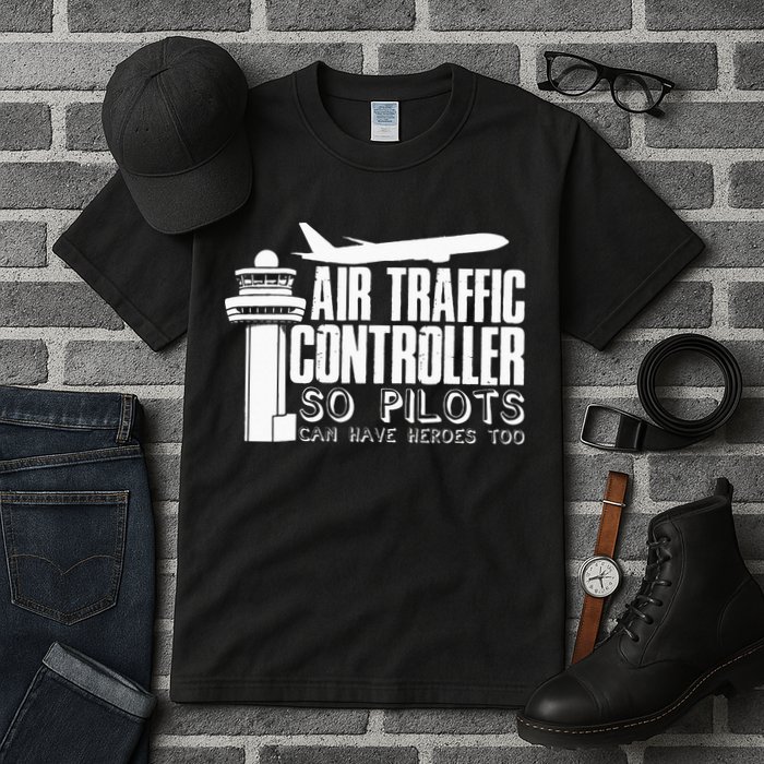 Air Traffic Controller Joke Pilot Saying Flight Control Tall T-Shirt