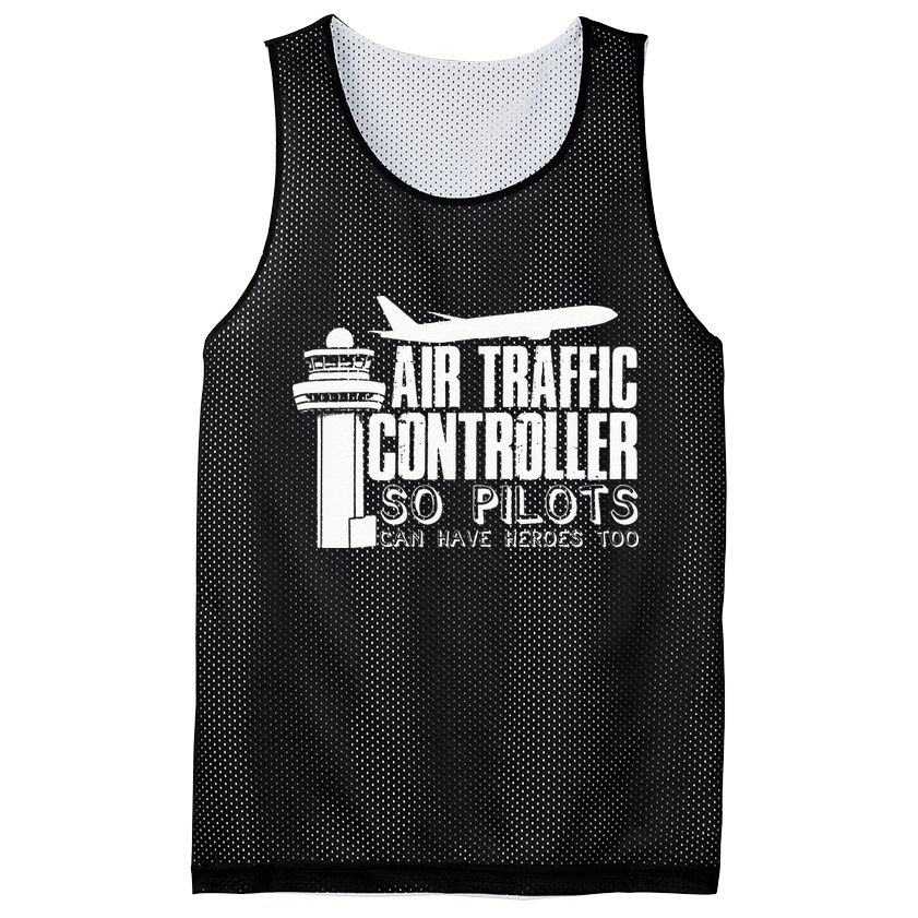 Air Traffic Controller Joke Pilot Saying Flight Control Mesh Reversible Basketball Jersey Tank