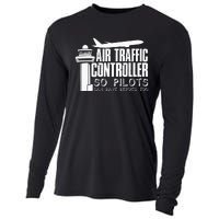 Air Traffic Controller Joke Pilot Saying Flight Control Cooling Performance Long Sleeve Crew