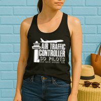 Air Traffic Controller Joke Pilot Saying Flight Control Womens Tank Top