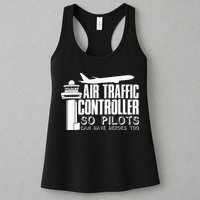 Air Traffic Controller Joke Pilot Saying Flight Control Womens Tank Top