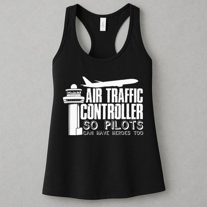 Air Traffic Controller Joke Pilot Saying Flight Control Womens Tank Top